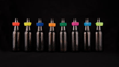 BeerID Classic Set -  8 uniek gekleurde ringen voor om je biertje