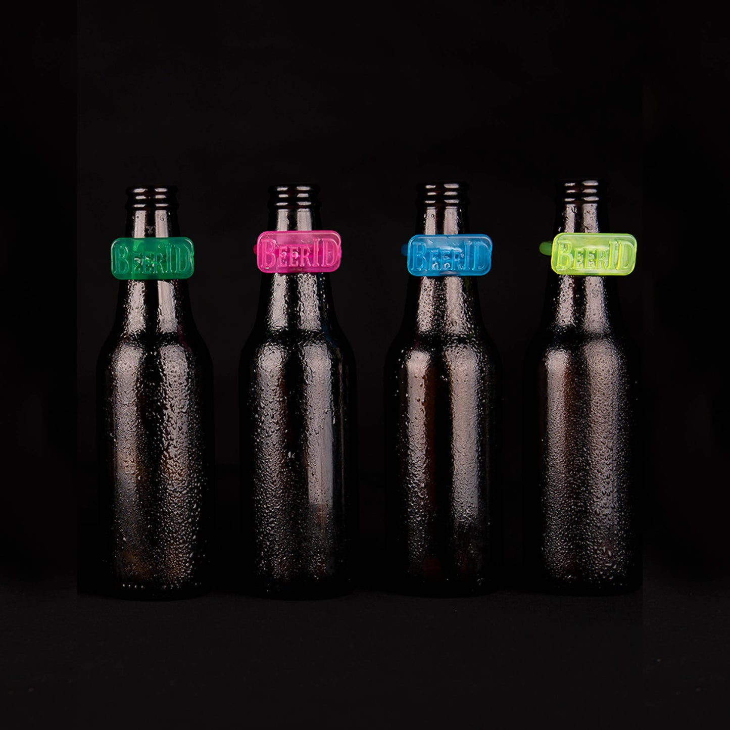 BeerID Classic Set -  8 uniek gekleurde ringen voor om je biertje