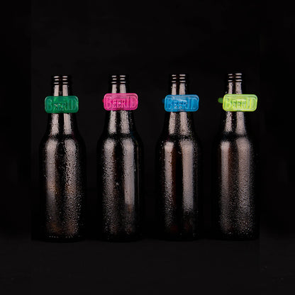 BeerID Classic Set -  8 uniek gekleurde ringen voor om je biertje