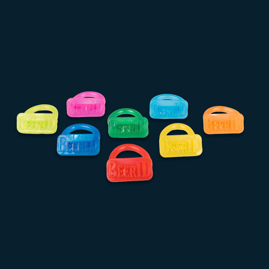 BeerID Classic Set -  8 uniek gekleurde ringen voor om je biertje