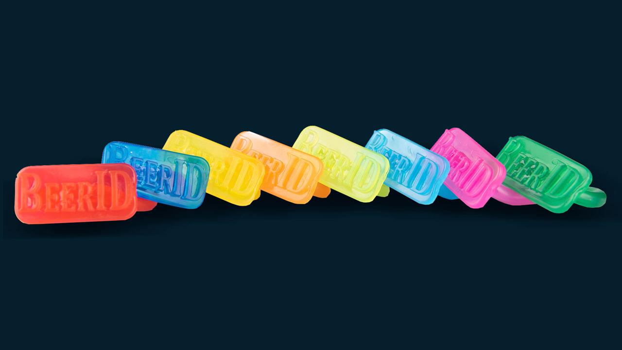 BeerID Classic Set -  8 uniek gekleurde ringen voor om je biertje